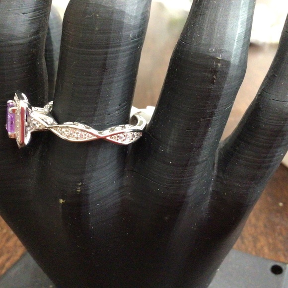 Bomb Party “ Catch A Unicorn Bringback” ring size 10 Lab created lavender crysta - Picture 2 of 7